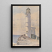 Latarnia na wyspie Shoals - Childe Hassam — oprawiony obraz na ścianie