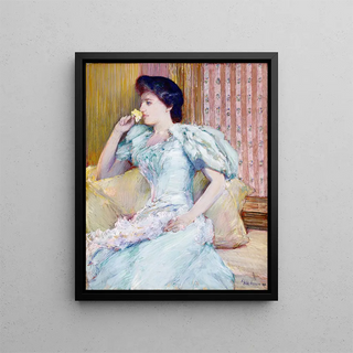 Lillie Lillie Langtry - Childe Hassam — oprawiony obraz na ścianie