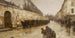 Ulewa na ulicy Bonaparte - Childe Hassam — widok dzieła