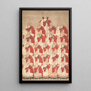 China Qing dynasty - Portrait of Buddhist Monks of Obaku Sect.webp