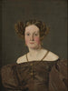 Adolphine Emelie Petersen née de Roepstorff - Christen Købke — widok dzieła