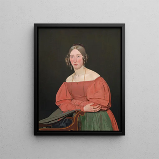Christen Kbke - Portrait of the Artists Sister Cecilie Margrethe Petersen ne Kbke.webp