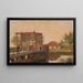 Le Pont-levis nord de la citadelle à Copenhague - Christen Købke — oprawiony obraz na ścianie