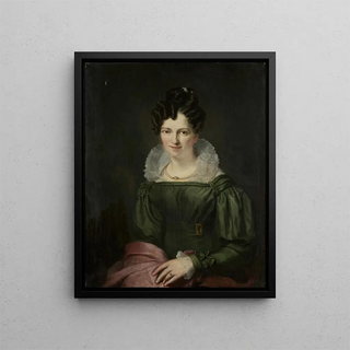 Christiaan Julius Lodewijk Portman - Portrait of Maria Christina Nijssen Wife of Anthonie van der Hout.webp