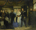 La princesse d'Orange przyjmująca Aleksandra II, wielkiego księcia i dziedzica tronu Rosji, w domu cara Piotra w Zaandam - Christiaan Julius Lodewijk Portman — widok dzieła