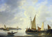 Widok na Dordrecht z Papendrecht - Christiaan Lodewijk Willem Dreibholtz — widok dzieła
