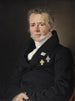 Portret naukowca Hansa Christiana Ørsteda - Christian Albrecht Jensen — widok dzieła