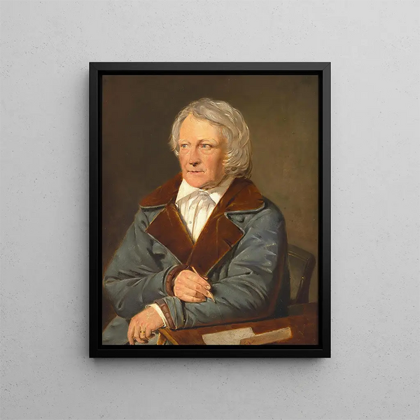 Portret Bertela Thorvaldsena - Christiana Albrechta Jensena — oprawiony obraz na ścianie