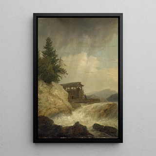 Christian Ezdorf - Nordic Landscape with a Waterfall.webp