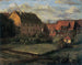 Czerwone domy - Christian Friedrich Gille — widok dzieła