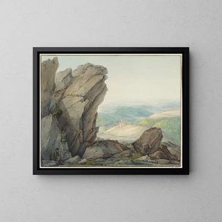Christian Georg Schtz the Younger - View from the Feldberg Taunus to Reifenberg.webp