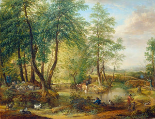 Christian Georg Schtz the elder - Flooded Woodlands near Oberrad.webp