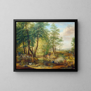 Christian Georg Schtz the elder - Flooded Woodlands near Oberrad.webp