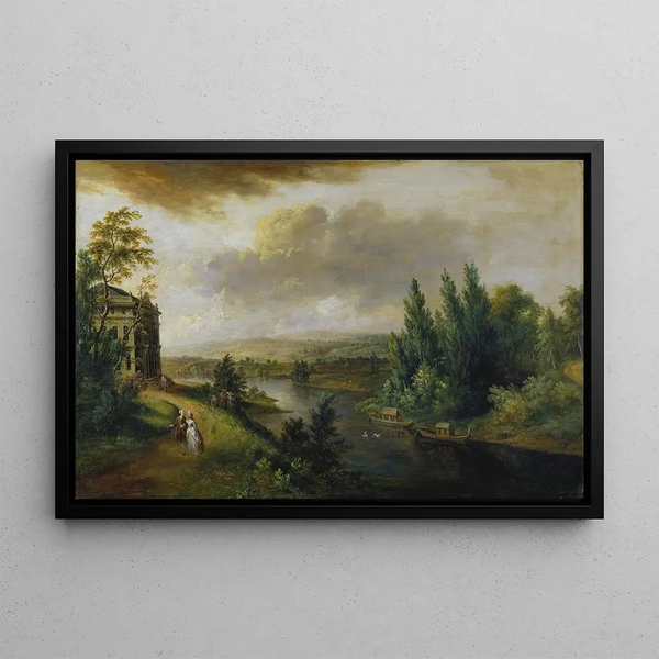 Christian Georg Schtz the elder - Schnbusch Castle near Aschaffenburg.webp