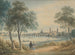 Widok Drezna od zachodu - Christian Gottlob Hammer — widok dzieła