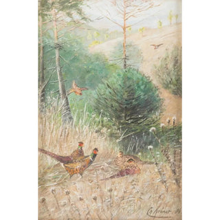 Christian Krner - Landscape With Pheasants.webp