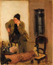 Charles Lundh w rozmowie z Christianem Krohgem - Christian Krohg — widok dzieła