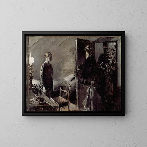 Jules - Christian Krohg — oprawiony obraz na ścianie