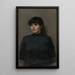 Portret Jossy - Christian Krohg — oprawiony obraz na ścianie