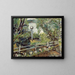 Le jardin avec la boule de verre - Christian Krohg — oprawiony obraz na ścianie