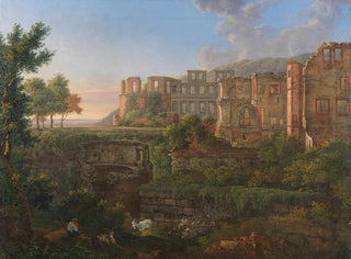Christian Philipp Koester - Ansicht des Heidelberger Schlosses.webp