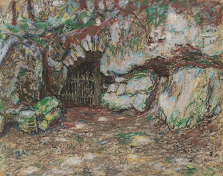 Christian Rohlfs - Grotte im Park Weimar.webp
