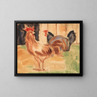 Christian Rohlfs - Hahn und Huhn.webp