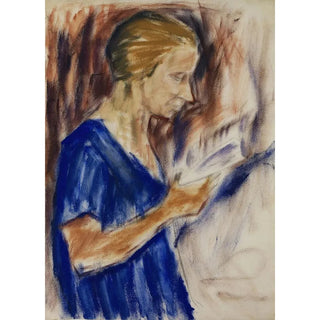 Portret Hélène Rohlfs - Christian Rohlfs — widok dzieła