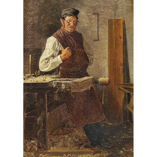 L'ébéniste du village étude - Christian Thørestrup — widok dzieła
