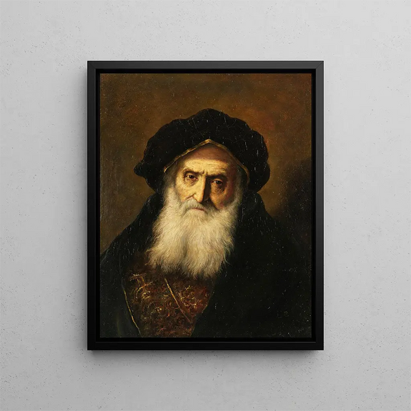 Portret starszego Żyda - Christian Wilhelm Ernst Dietrich — oprawiony obraz na ścianie