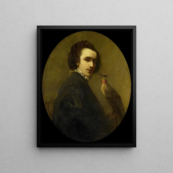 Le Fauconnier - Christoffel Bisschop — oprawiony obraz na ścianie