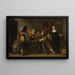 Scena z gatunku w tawernie - Christoffel Jacobsz van der Laemen — oprawiony obraz na ścianie