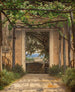 Une pergola en Italie - Christoffer Wilhelm Eckersberg — widok dzieła