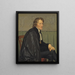 Bertel Thorvaldsen, duński rzeźbiarz - Christoffer Wilhelm Eckersberg — oprawiony obraz na ścianie