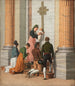 Devotion to the Holy Door of St. Peter's Basilica - Christoffer Wilhelm Eckersberg — widok dzieła