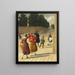 Burza - Christoffer Wilhelm Eckersberg — oprawiony obraz na ścianie