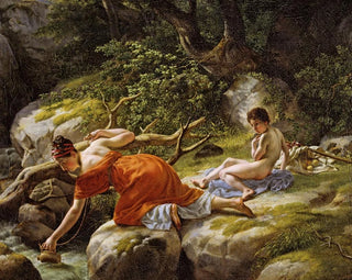 Christoffer Wilhelm Eckersberg - Hagar and Ismael in the Desert.webp