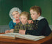 Portret dzieci CF Holms: Adam, Vilhelm, Pauline, Frederikke i Johan Chr Julius - Christoffer Wilhelm Eckersberg — widok dzieła