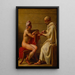 Socrate i Alkibiades - Christoffer Wilhelm Eckersberg — oprawiony obraz na ścianie