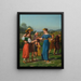 La Jeune Fille de Loin D'après le poème de Schiller - Christoffer Wilhelm Eckersberg — oprawiony obraz na ścianie