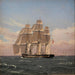 La corvette Najaden sous voiles - Christoffer Wilhelm Eckersberg — widok dzieła