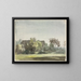 Zamknięty za drzewami - Christoph Nathe — oprawiony obraz na ścianie
