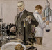 Chronometrage d'une expérience, illustration de publicité Howard Watch - Frank Xavier Leyendecker — widok dzieła