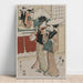 Reprodukcja obrazu Chushingura - Akt VIII z Skarbu Wierności - Kitagawa Utamaro