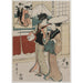 Reprodukcja obrazu Chushingura - Akt VIII z Skarbu Wierności - Kitagawa Utamaro