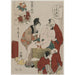 Reprodukcja obrazu Chushingura - Akt X z Skarbu Wierności - Kitagawa Utamaro