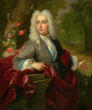 Portret mężczyzny - Krąg Arnolda Boonena — widok dzieła