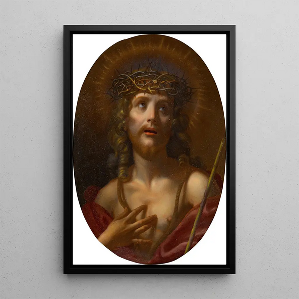 Reprodukcja obrazu Chrystusa niosącego koronę cierniową - Krąg Carlo Dolci
