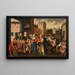 Les Sept Actes de Charité - Cercle de Frans Francken le Jeune — oprawiony obraz na ścianie