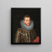 Portret arcyksięcia Alberta Habsburga 1559-1621 w zbroi - Krąg Frans Pourbus II — oprawiony obraz na ścianie